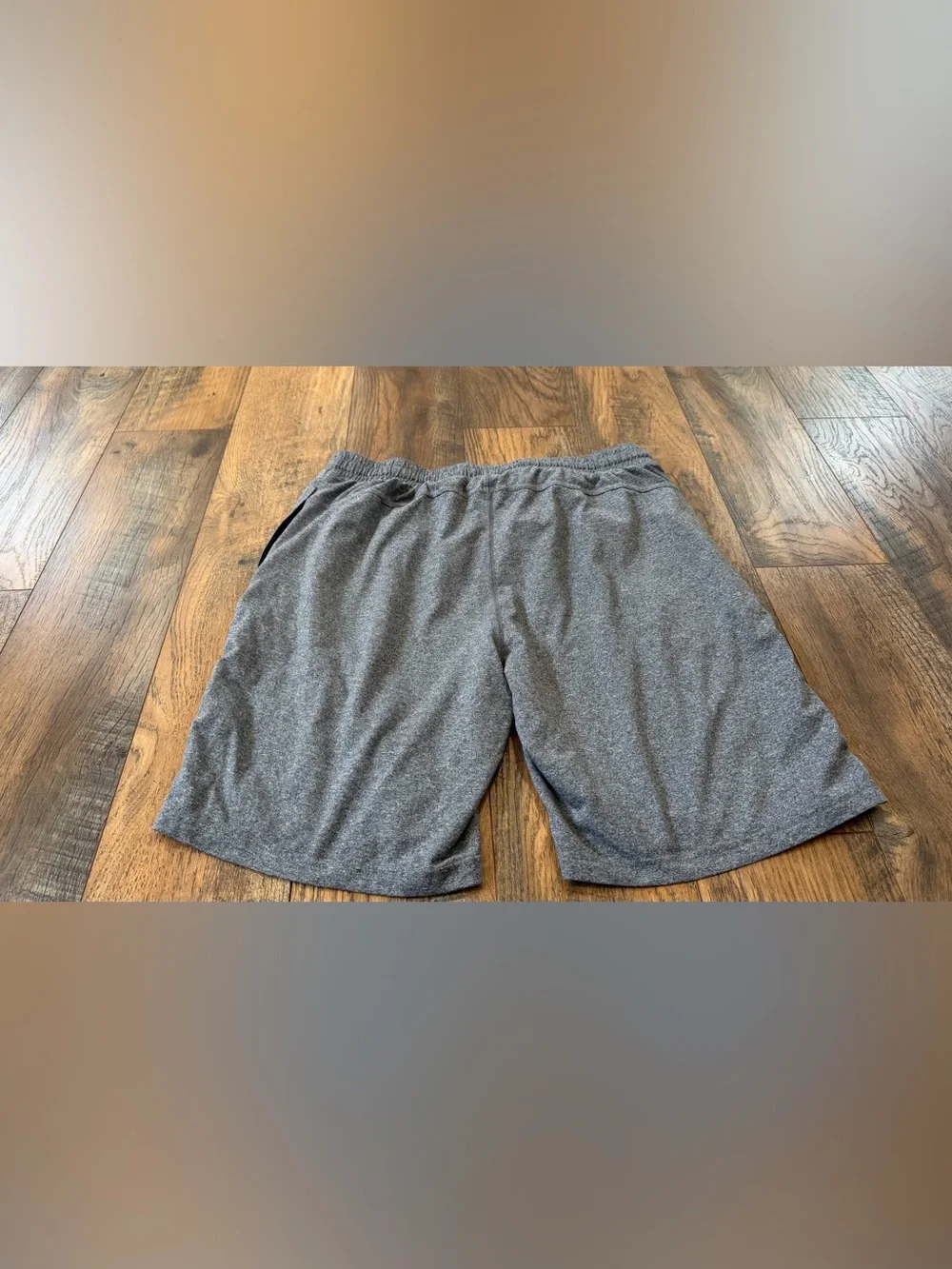 Balance Collection Men’s Soft Brushed Jersey Athletic Shorts, Size Large, Gray
